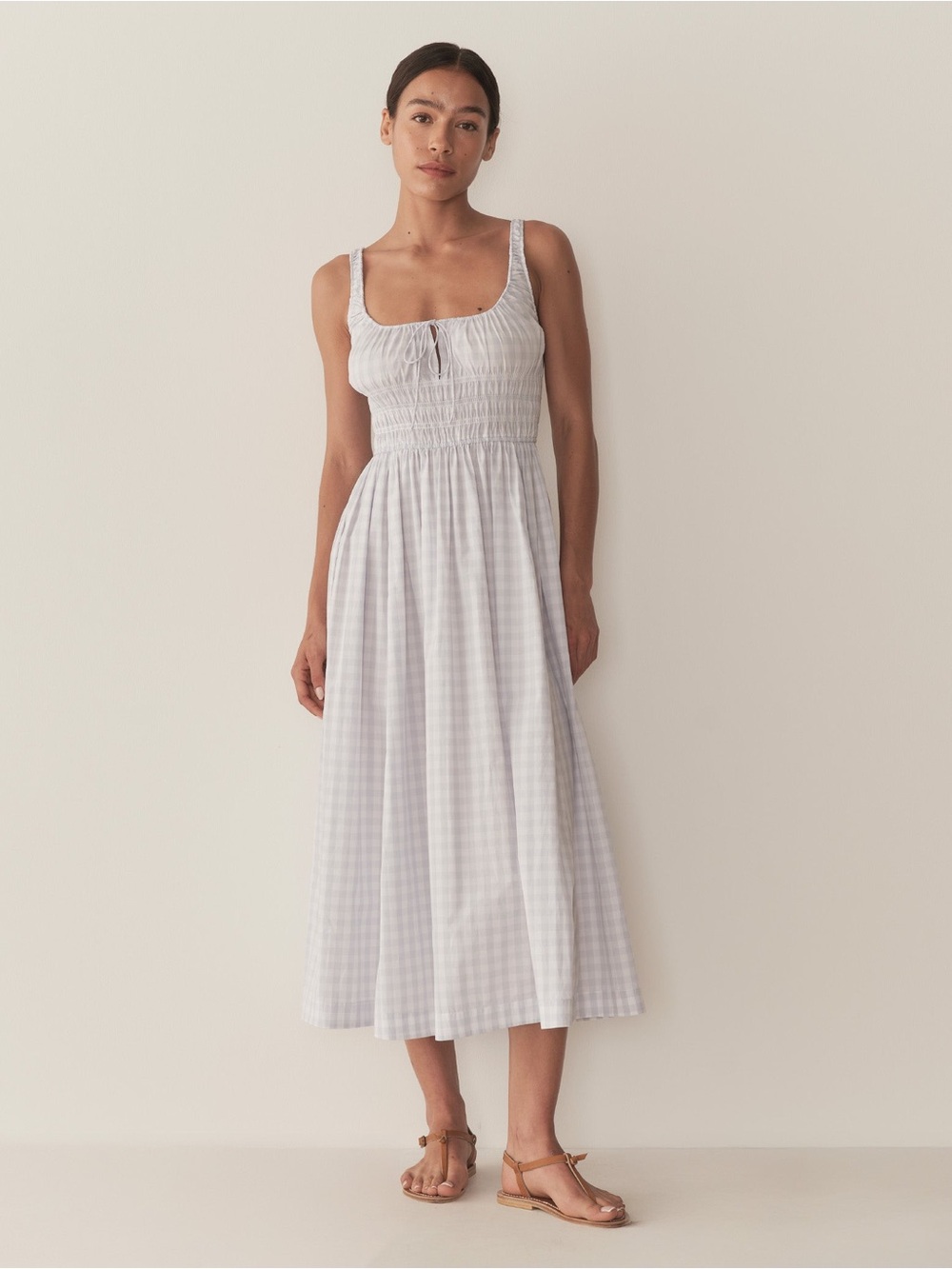 Dôen Quilla dress in Marjorie Gingham